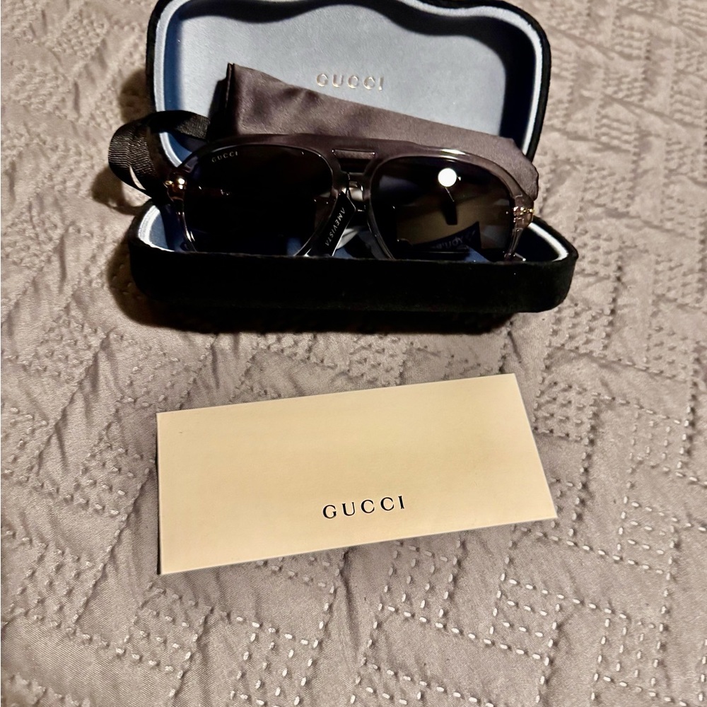 Gucci Black Sunglasses with Case